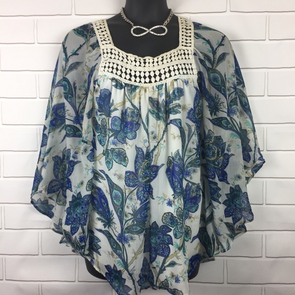 Cato Women Bohemian Style Tunic Size 14/16W - Picture 1 of 8